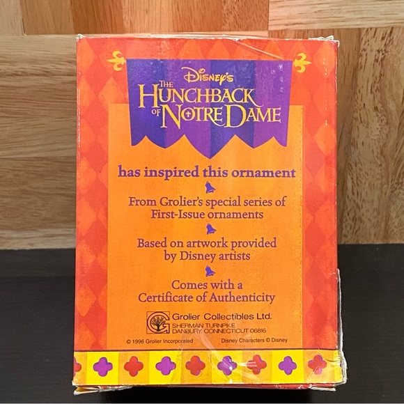 Vintage Disney QUASIMODO Hunchback of Notre Dame Grolier First Issue Ornament - Picture 2 of 14